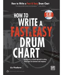 Alfred How To Write A Fast Easy Drum Chart Book Cd