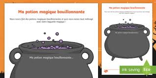 Ce jeu est actuellement bloqué en raison de la nouvelle réglementation de confidentialité et www.jeux.fr ne le contrôle pas. Feuille D Activites Ma Potion Magique Bouillonnante