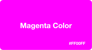 Jump to navigation jump to search. Magenta Color With Hex Code