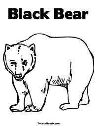 Each printable highlights a word that starts. Black Bear Coloring Page Animal Coloring Pages Bear Coloring Pages Coloring Pictures