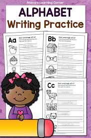 Worksheets and videos to teach esl kids alphabet writing so your kids will know how to write each letter. Alphabet Writing Practice Pages Mamas Learning Corner