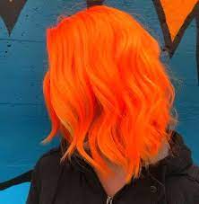 Dyed Hair Peach Hair Peach Hair Colors Hair Color Orange
