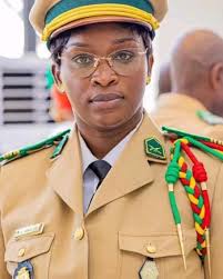 General Aminata Diallo, a prominent figure in contemporary Guinea, embodies  the country's renewed public and military administration. Daughter of  Fatoumata Binta Diallo, affectionately known as “Binta Pilote”—the  pioneering female helicopter pilot in