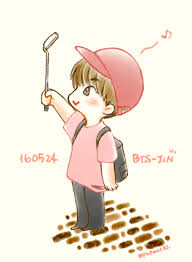 Jin Chile Jinchile Bts Chibi Bts Fanart Cute Chibi