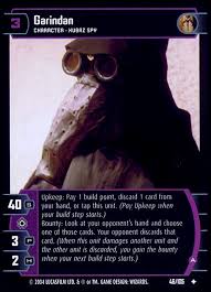 Long snout, also known as garindan is the imperial spy who found the droids they were looking for and reported they were aboard the millennium falcon. Garindan A Card Star Wars Trading Card Game