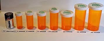 Plastic Prescription Vials Bottles 50 Pack W Caps Larger 13 Dram Size New