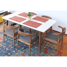 You'll love our affordable dining room benches, wood banquettes & upholstered settees from around the world. George Oliver Carlyle 7 Piece Solid Wood Dining Set Wayfair Solid Wood Dining Set Solid Wood Table Tops Solid Wood Table