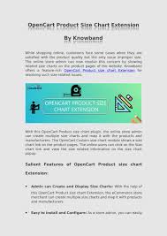 Opencart Product Size Chart Extension By Knowband By