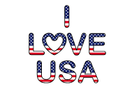 4th July Independence Day "I Love USA" Graphic by studioisamu ...