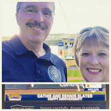 Special thanks to Charlie W and the @brewers for helping my parents, Dennis  and Cathie, celebrate 42 years together. Happy anniversary Mom and Dad!  Thanks for meeting at iHop. 🥞
