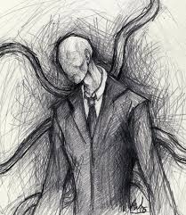 Pencil Drawing Slender Man Dark Art Drawings Scary Drawings Creepy Drawings
