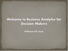 Cambridge Judge Business School Business Analytics Decision Making Using Data Online Youtube