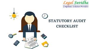 In india, the term statutory auditor refers to an external auditor whose appointment is mandated by law. Checklist Of Statutory Audit Legal Suvidha