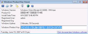 Rjl Software - Software - Utility - Windows Product Key Viewer