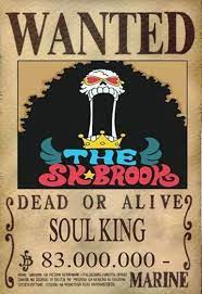 Poster one piece wanted brook (52x35) saved by jeedjad. Brook Dressrosa Wanted Poster One Piece Drawing One Piece Piecings