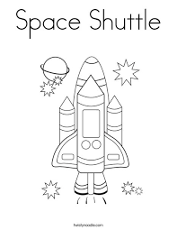 When we think of october holidays, most of us think of halloween. Space Shuttle Coloring Page Twisty Noodle