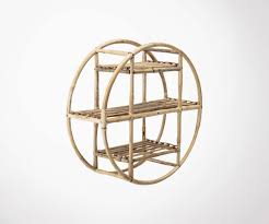 Le tout est en parfait état ! Petite Etagere Sphere Cannage 52x20cm Look Boheme Marque Bloomingville
