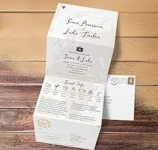 Destination Wedding Invitation Wedding Abroad Invites Beach Etsy Uk Travel Wedding Invitations Destination Wedding Invitations Tri Fold Wedding Invitations