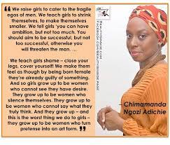 She is the author of three novels (purple hibiscus, half of a yellow sun, and americanah) and a short story collection (the thing around your neck). Positive Feminism On Twitter Chimamanda Ngozi Adichie Quotes Http T Co Dvpk4pteol