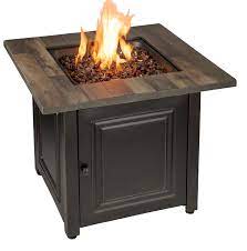 Most manufacturers do not include propane tank, but point out the capacity it's intended for; Endless Summer Burlington Steel Propane Fire Pit Table Reviews Wayfair Ca