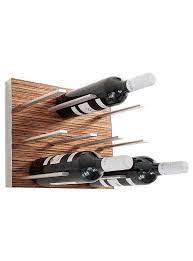 Transform your wine collection into instant wall bling. Stact Wine Rack Stact Modular Wine Wall With Cork Out Zebrano