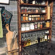 キッチン スパイスラック エアープランツ 男前 調味料棚diy などのインテリア実例 2019 01 20 20 04 40 roomclip ルームクリップ インテリア 収納 小さなキッチンデザイン キッチンデザイン