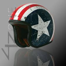 Torc 3 4 Open Face Blue White Star Retro Vintage Motorcycle Scooter Helmet Xxl Ebay Vintage Helmet Open Face Motorcycle Helmets Scooter Helmet
