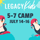 5-7 year old Kids Camp event in Waxahachie, TX