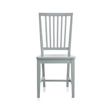 Village Blue Grey Wood Dining Chair In 2020 Dining Chairs Wood Dining Chairs Painted Dining Chairs