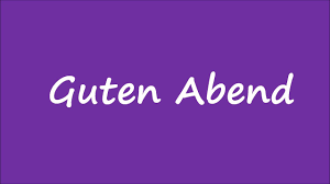 Maybe you would like to learn more about one of these? How To Say Guten Abend Good Evening In German Youtube