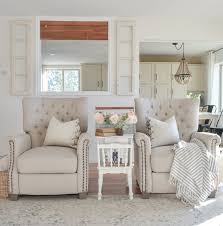 Review Of Our Walmart Recliners Little Vintage Nest Bloglovin Farmhouse Living Room Furniture Living Room Recliner Farm House Living Room