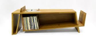 Folded Record Bureau By Hm Handmade Meuble Vinyle Rangement Vinyle