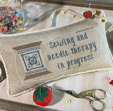 Crafty Bluebonnet Designs Sewing Therapy Cross Stitch Pattern Anabella's  Shop