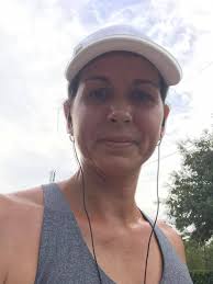 Running and jumping in early morning light