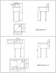 stainless steel sink drawings