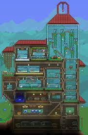 Pc Gotcha S Assorted Ruins Dwellings And Habitats Terraria House Design Terrarium Base Terrarium