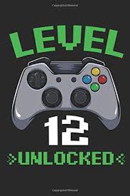 Ever wanted to explore the r&d department of a corporation? Level 12 Unlocked 12th Birthday Boy Video Game Controller Gaming Composition College Notebook And Diary To Write In 120 Pages Of Ruled Lined Blank Paper 6 X9 Gifts Funny Gamer