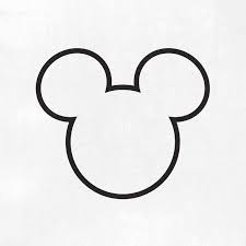 Mickey Head Outline Svg Mickey Svg Dxf Png Instant Etsy In 2021 Mickey Mouse Outline Mickey Head Mouse Tattoos
