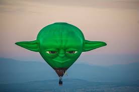 Yoda Balloon Hot Air Balloon Rides Star Wars Nerd Balloon Rides
