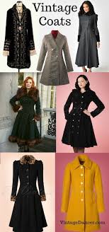 Vintage Coats Faux Fur Swing Coats Tweed Coats 20s 30s 40s 50s 60s Styles At Vintagedancer Com Vintage Inspired Fashion Vintage Coat Fashion