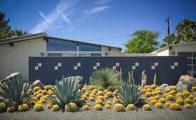 Created on a grid, the house is designed to be at rest with differentiated spaces for activities; Desert Inspired Mid Century Modern Landscape Our Big Yard Reveal Mid Century Modern Interior Designer Portfolio