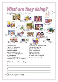 What Are They Doing Grammar For Kids Learning English For Kids Present Continuous Worksheet