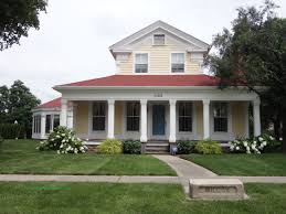 1142 N Holbrook Street Greek Revival Home Michigan Cottage Greek Revival
