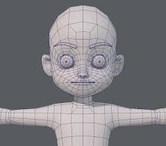 Base Mesh Boy Character V05 3d Model 3d Character Boy Character Character Design