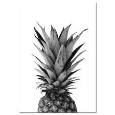 Bright white ice ceramic wall tile. New Pineapple Nordic Love Wall Art Canvas Black White Diamond Paintings Store