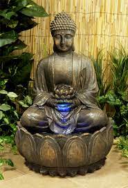 Find great deals on ebay for gautama buddha statue. Beleuchteter Buddha Brunnen Mit Blute 159 99
