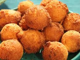 Prepare recipe as directed, reducing buttermilk to 3/4 cup and stirring 1 1/2 cups chopped cooked shrimp (about 3/4 lb. Southern Hush Puppies Louisiana Kitchen Culture