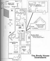 Brady Bunch House Floor Plans House Flooring House Blueprints House Floor Plans