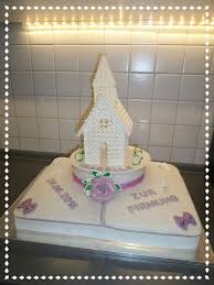 Fondant Torte Zur Firmung Mit Kirche Aus Zucker Fondant Torten Fondant Firmung