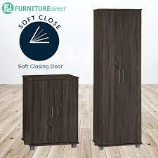 Beli rak sepatu berkualitas harga murah august 2021 di tokopedia! Everett 2 Door Soft Closing Shoe Cabinet Shoe Cabinet Air Ventilation Shoe Cabinet Rak Kasut Kabinet Kasut éž‹åŽ¨ Cabi Low Cabinet New Pgmall